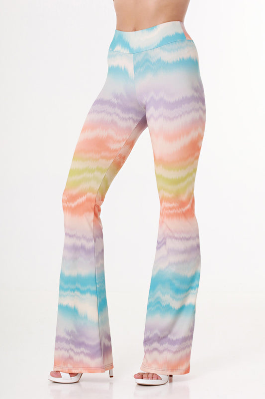 ChicBoot Cut RainbowPrint Leggings