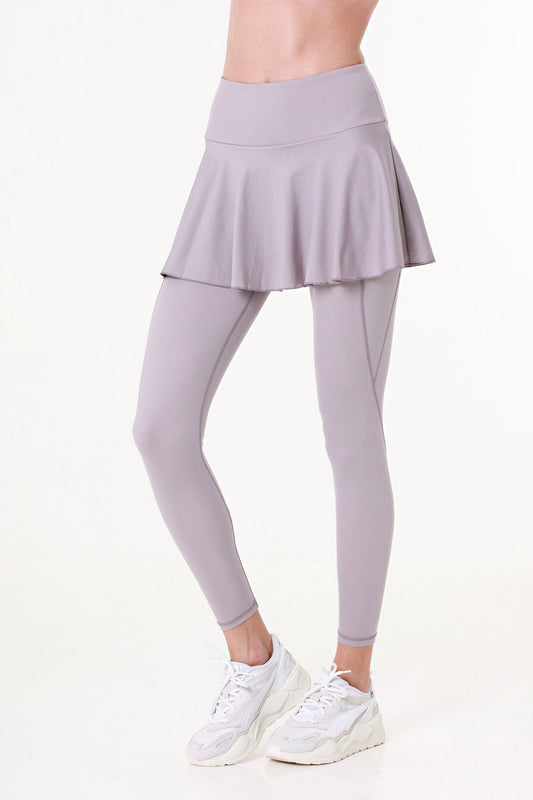 Ace Play Tennis Skirt with Integrated Lilac Leggings