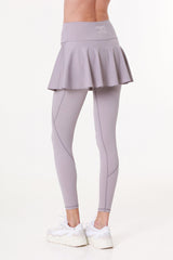 Ace Play Tennis Skirt with Integrated Lilac Leggings