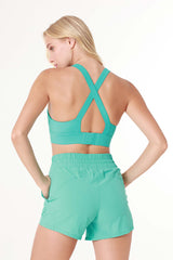 VividFlex Sports Petrol Bra Top