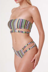 Radiant Prism Strapless Bikini