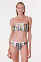 Radiant Prism Strapless Bikini