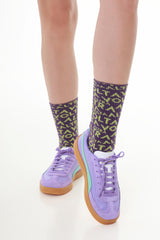 Vibrant Violet Socks