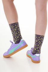 Vibrant Violet Socks