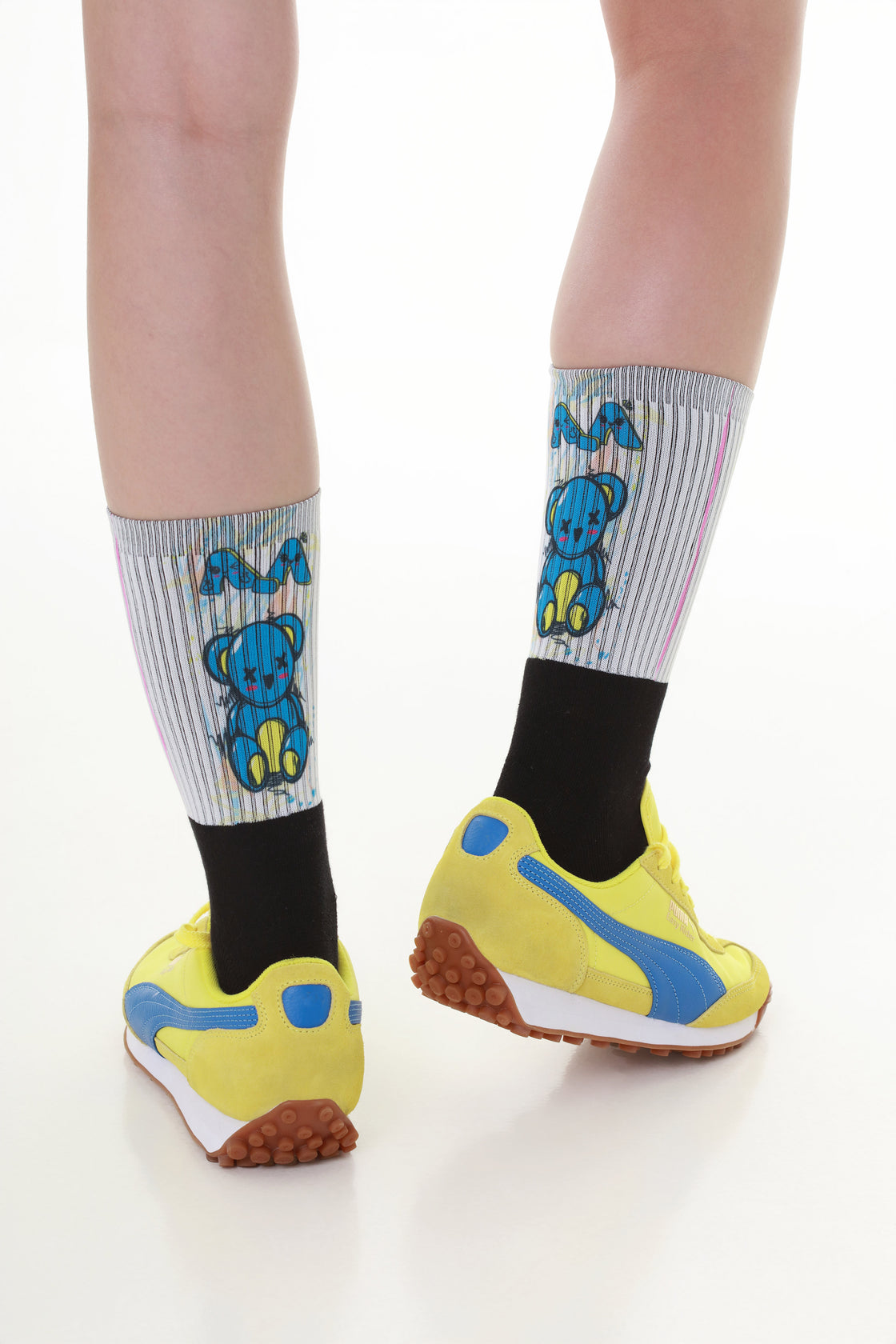 Teddy Charm Socks