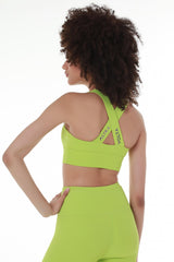 CrossFit Charm Sports Lime Bra Top