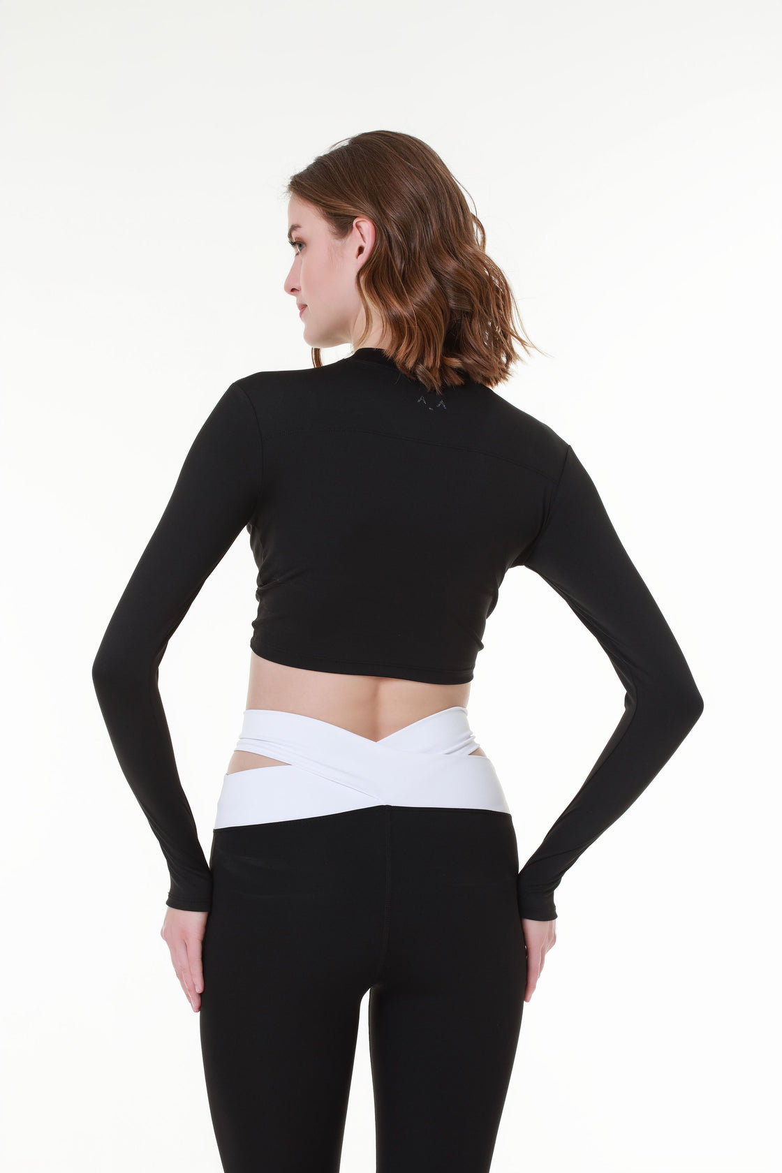 Black Sports Top with Extra Sleeves