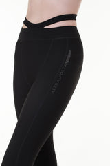 Bandage Black Leggings