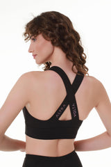 CrossFit Charm Sports Black Bra Top