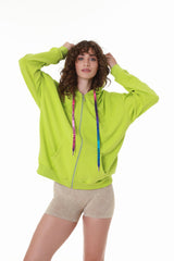 Classic Lime Cotton Hoodie