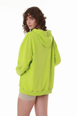 Classic Lime Cotton Hoodie