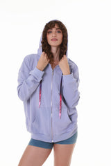 Classic Lilac Cotton Hoodie