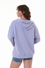 Classic Lilac Cotton Hoodie