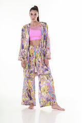 Prism Flow Kimono Dress