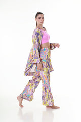 Prism Flow Kimono Dress