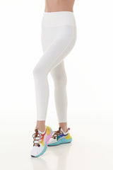 Elegance Extended White Leggings