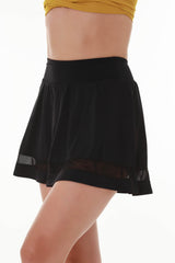 Noir Eclipse Tennis Skirt