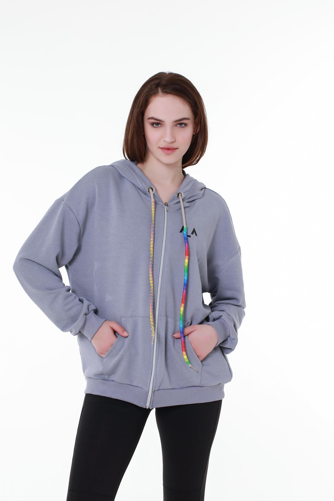 Classic Grey Cotton Hoodie