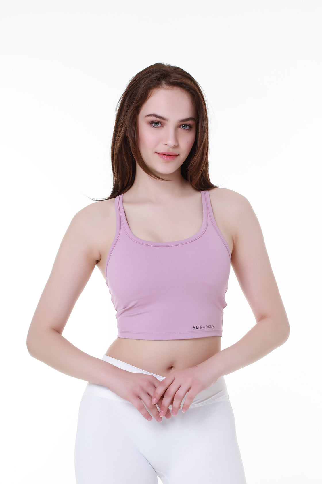 V-Back Dark Pink Sports Top