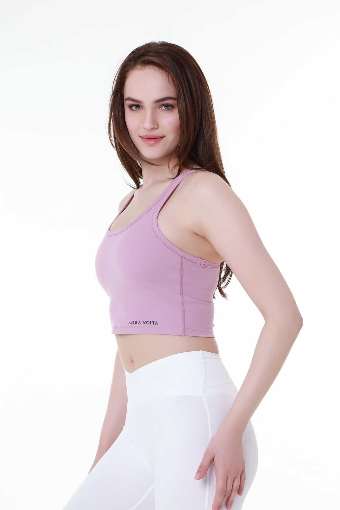 V-Back Dark Pink Sports Top