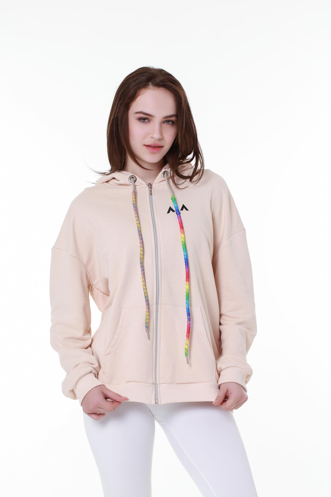 Classic Beige Cotton Hoodie