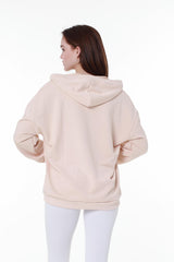 Classic Beige Cotton Hoodie