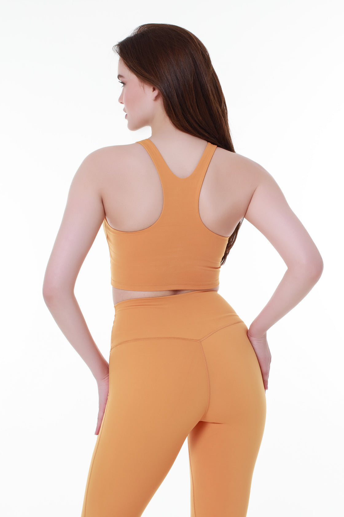 Dynamic Flex Orange Sports Bra Top