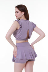 Sleeveless Lilac Top