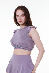 Sleeveless Lilac Top