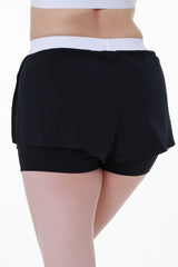 Black Elegance Court Shorts