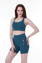 Crossback Strappy Petrol Top