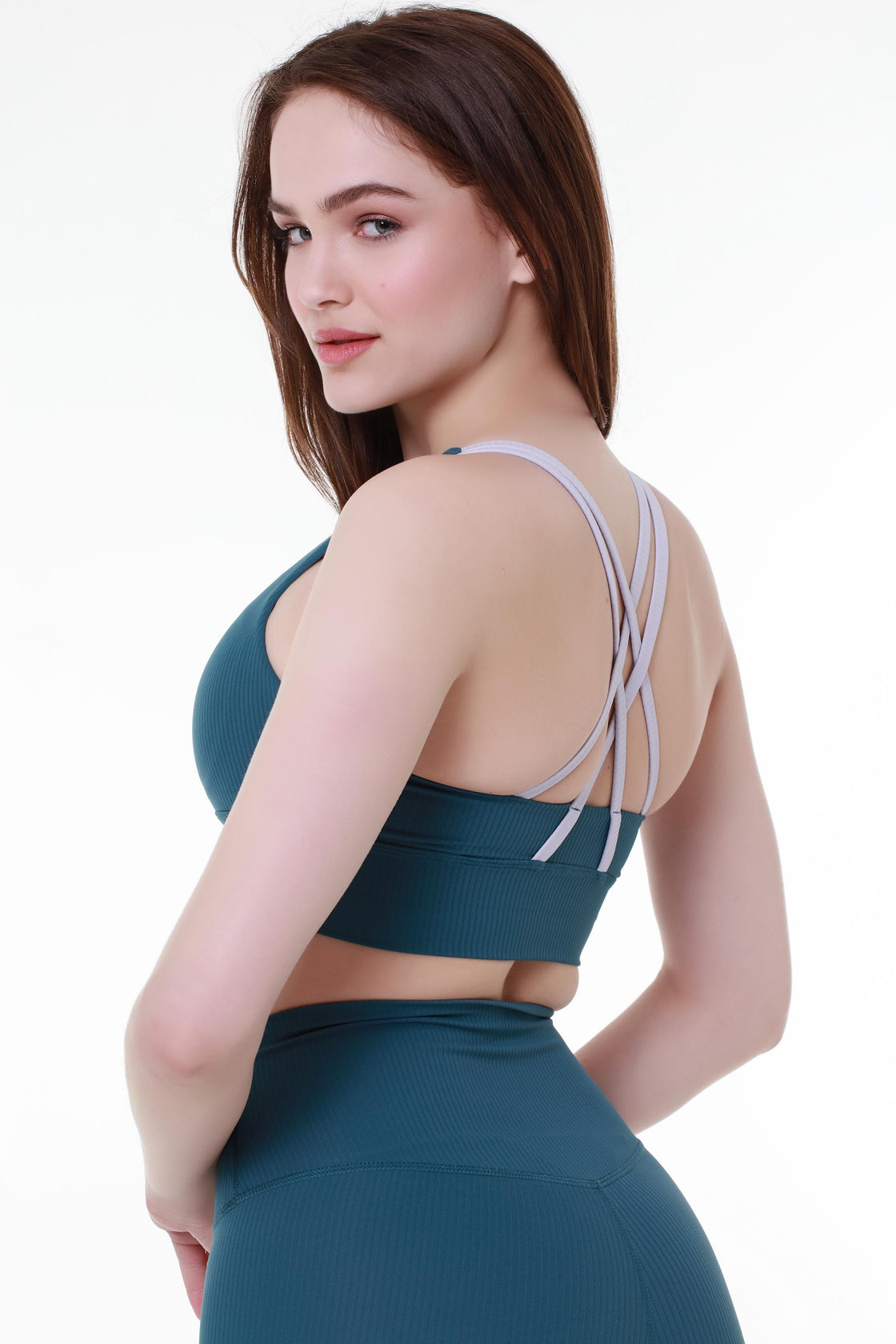 Crossback Strappy Petrol Top