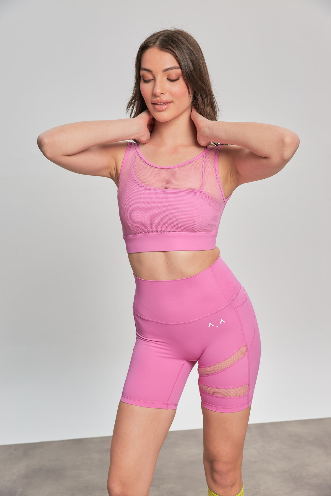 Pink Cross-Back Top
