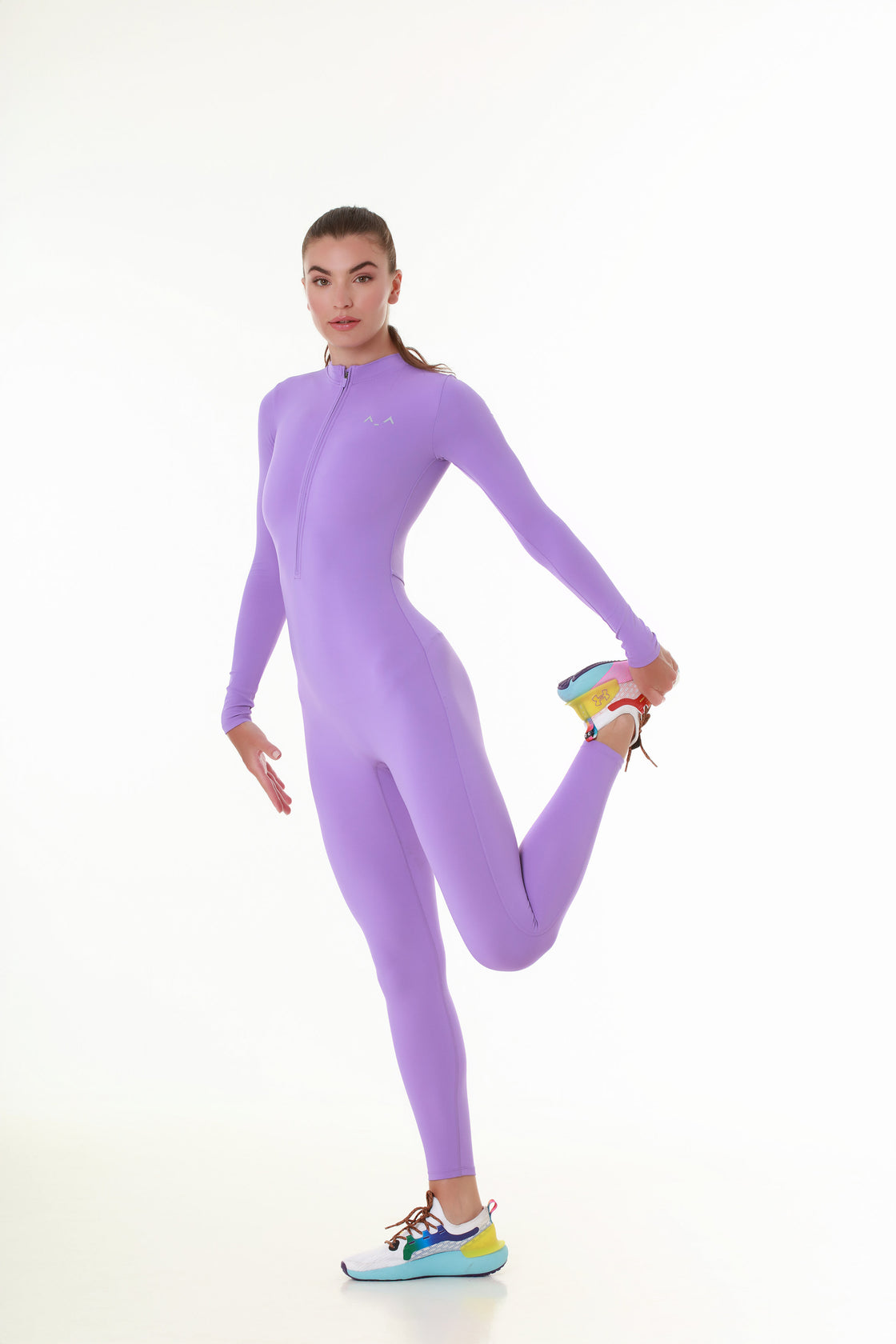 Lilac Motion Zip Jumpsuit