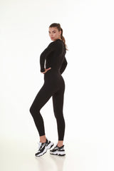 Dark Motion Zip Jumpsuit