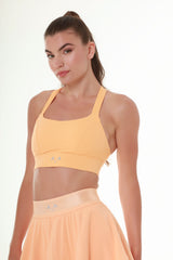 Orange Crossedback Top