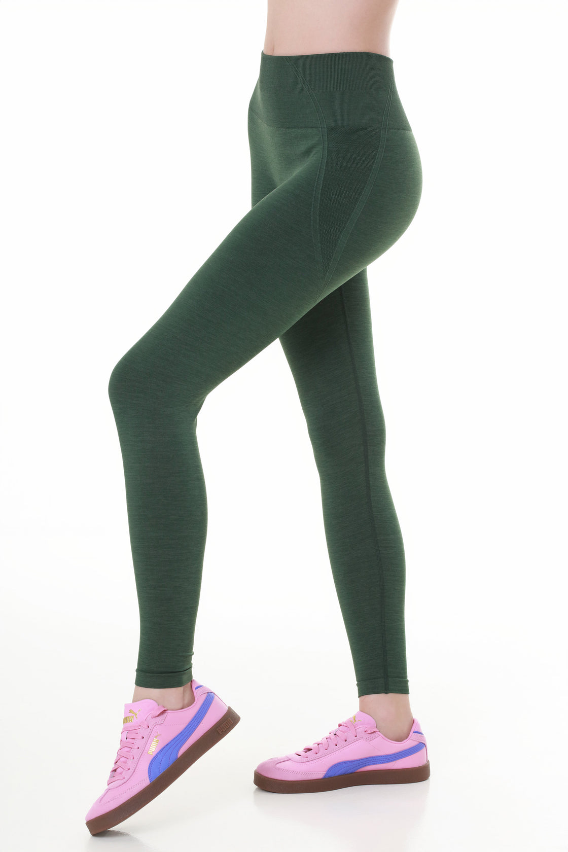 LuxeFlex Dark Green Classic Leggings