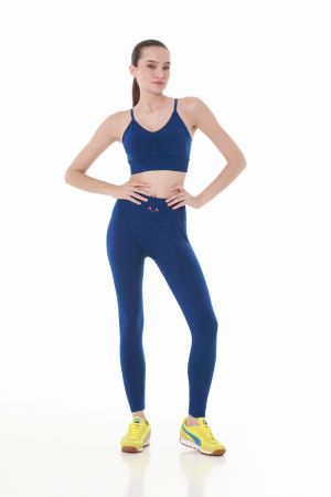 LuxeFlex Blue Classic Leggings