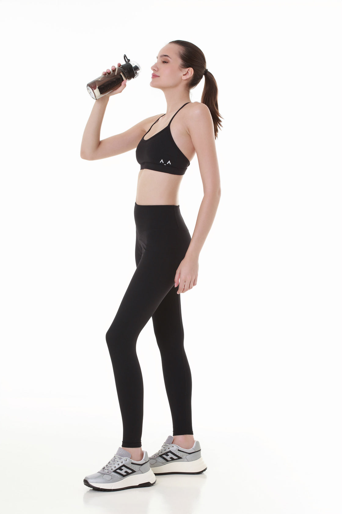 Black Vitality Sports Leggings