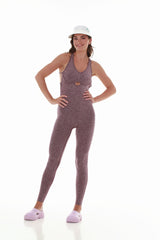 Mocca Crossback Jumpsuit