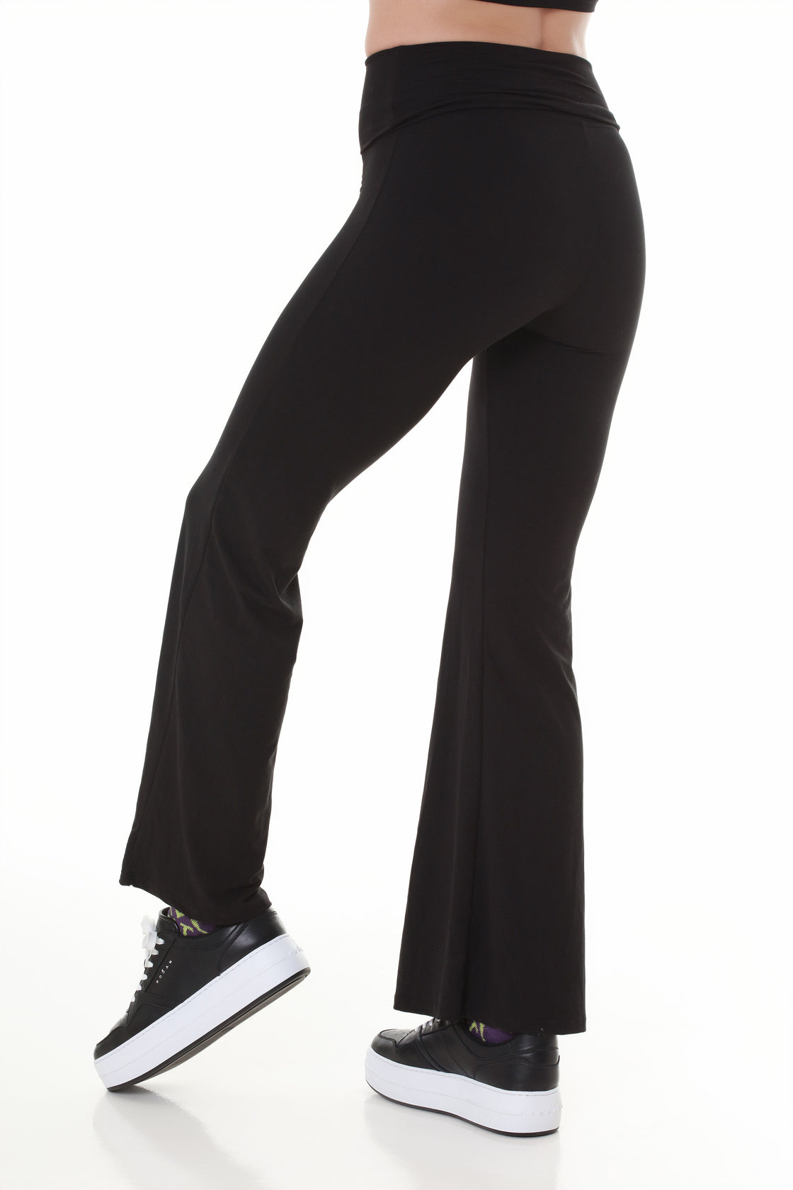 Black Bootcut Flare Leggings