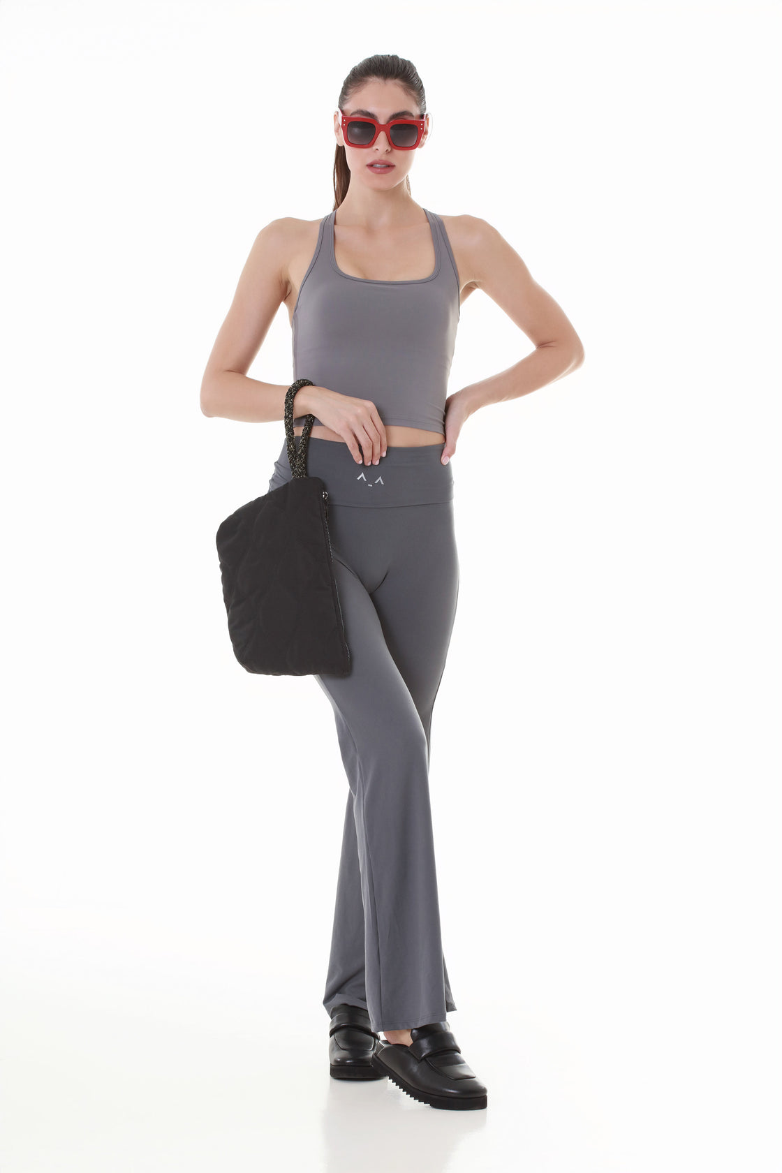 Flare Grey Bootcut Leggings