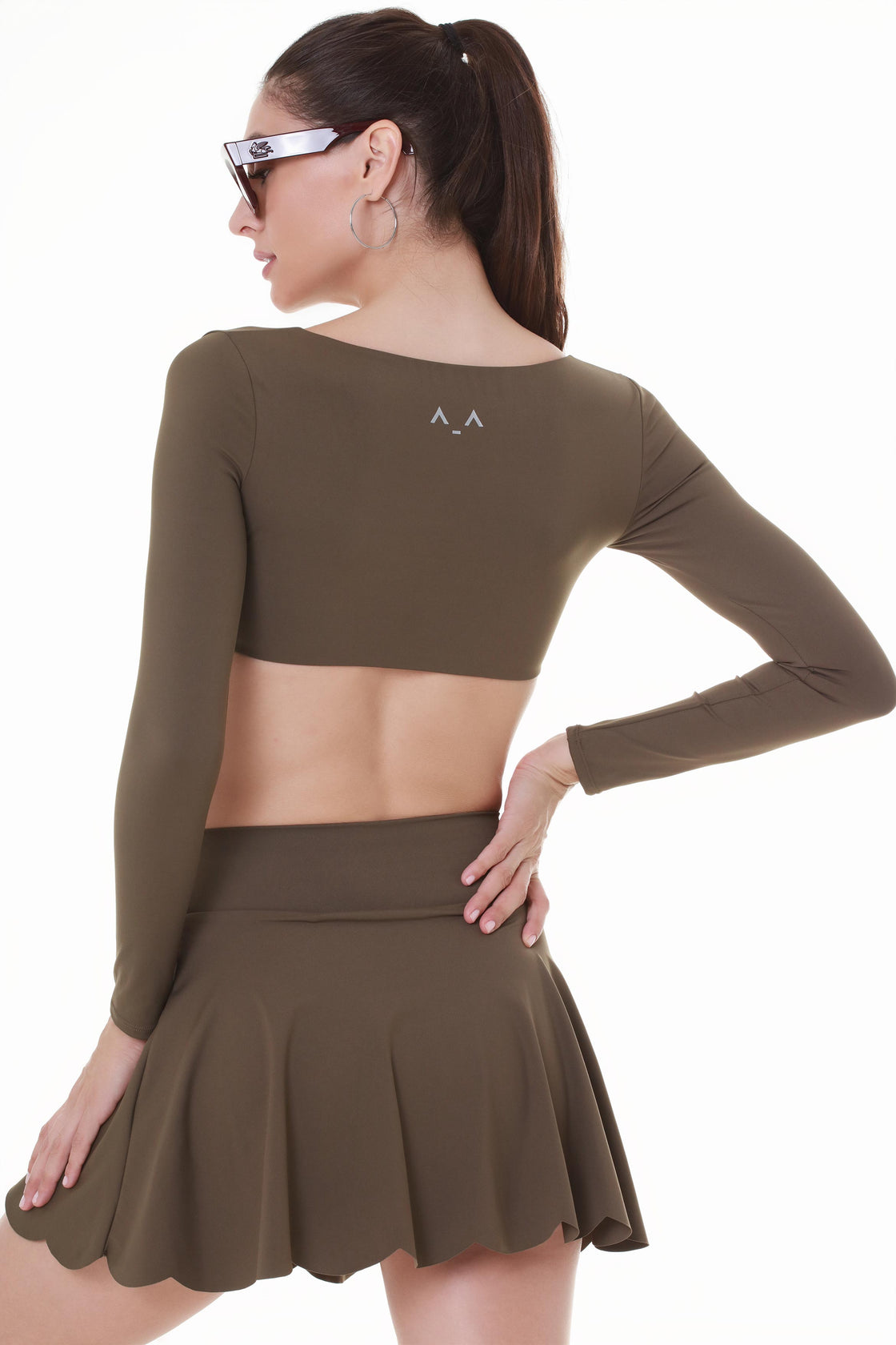 Urban Olive Crop Top