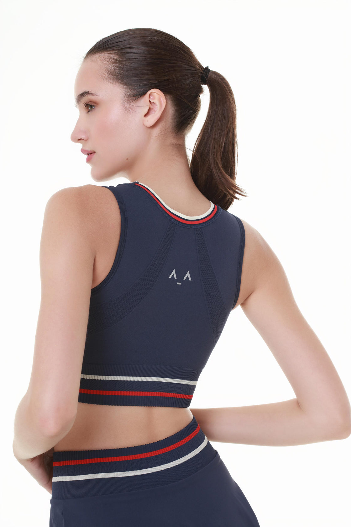 Champion's Stripe Crop Top