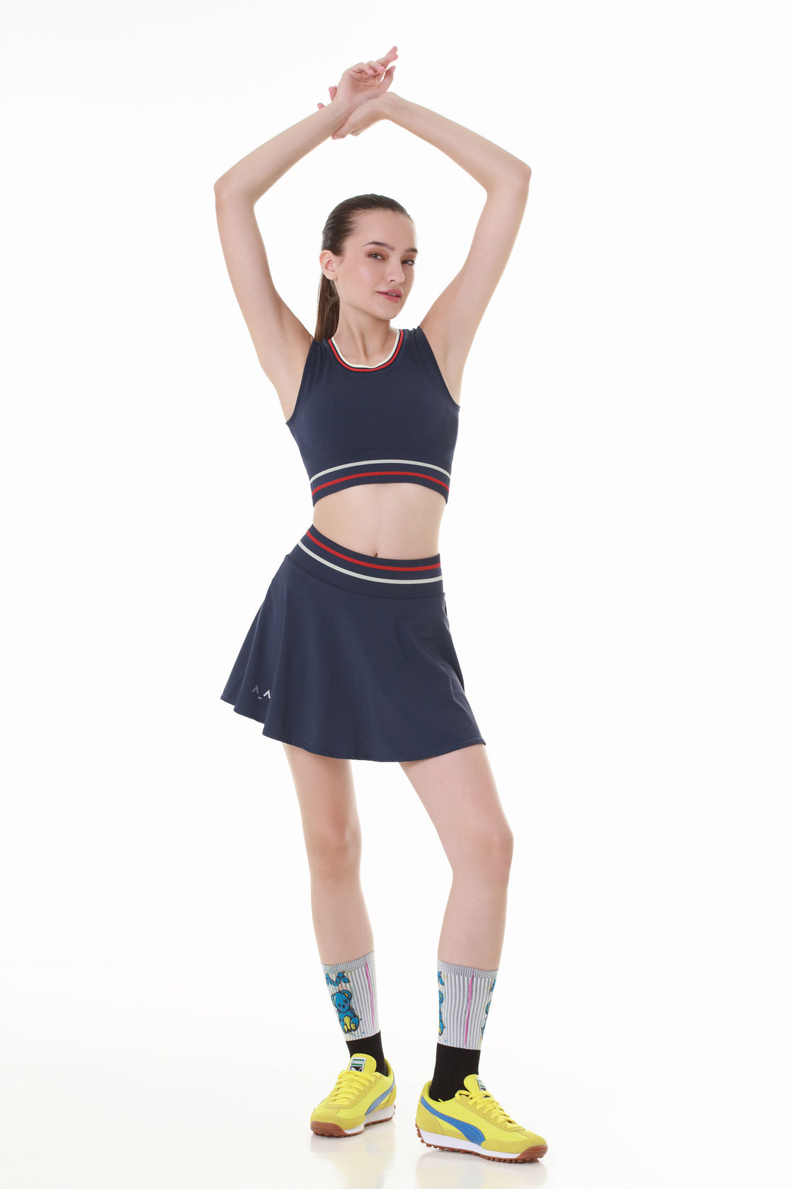 Champion's Stripe Crop Top