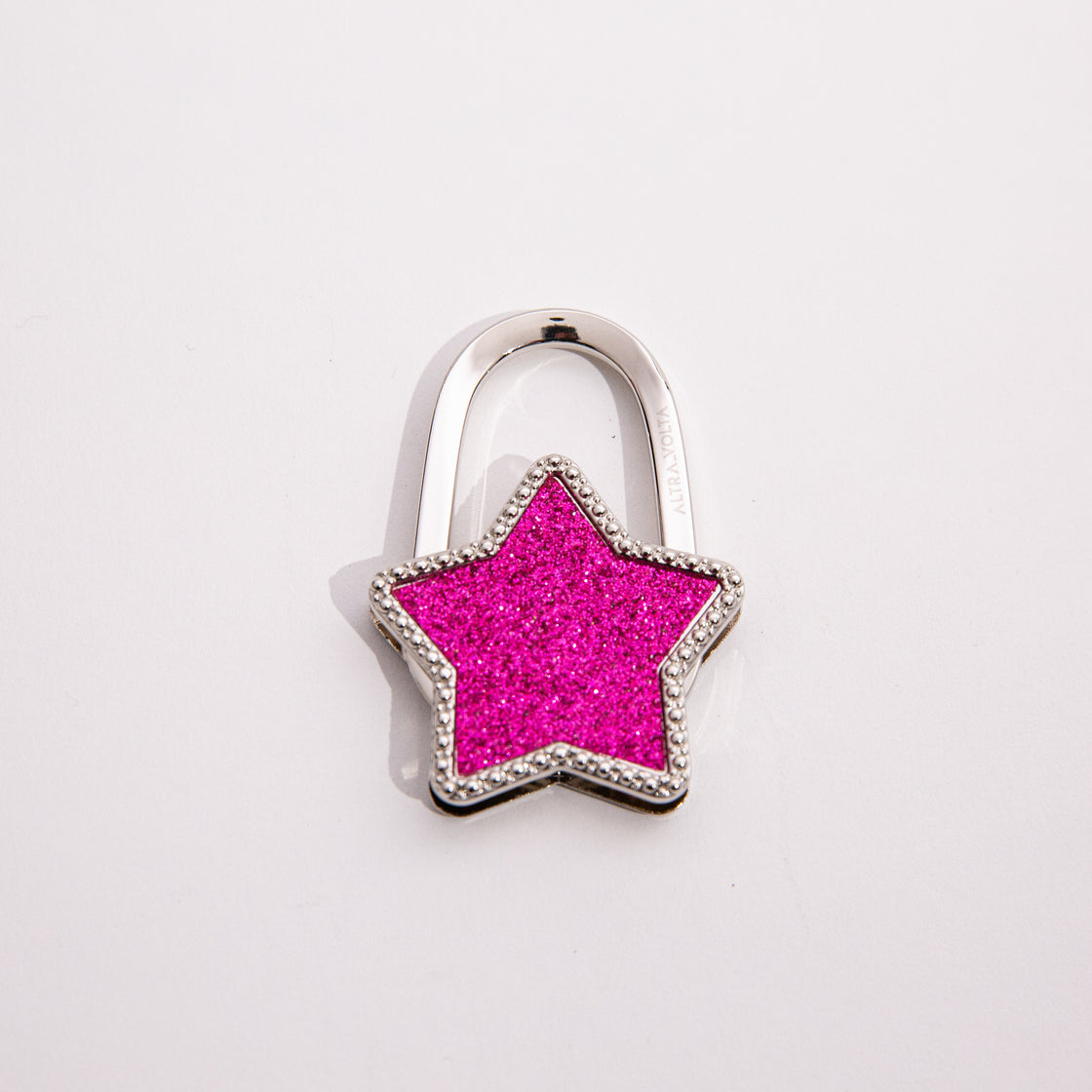 Glittering Fuchsia Star Hook