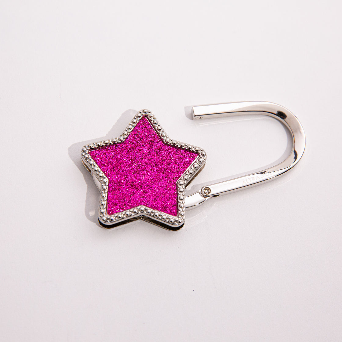 Glittering Fuchsia Star Hook