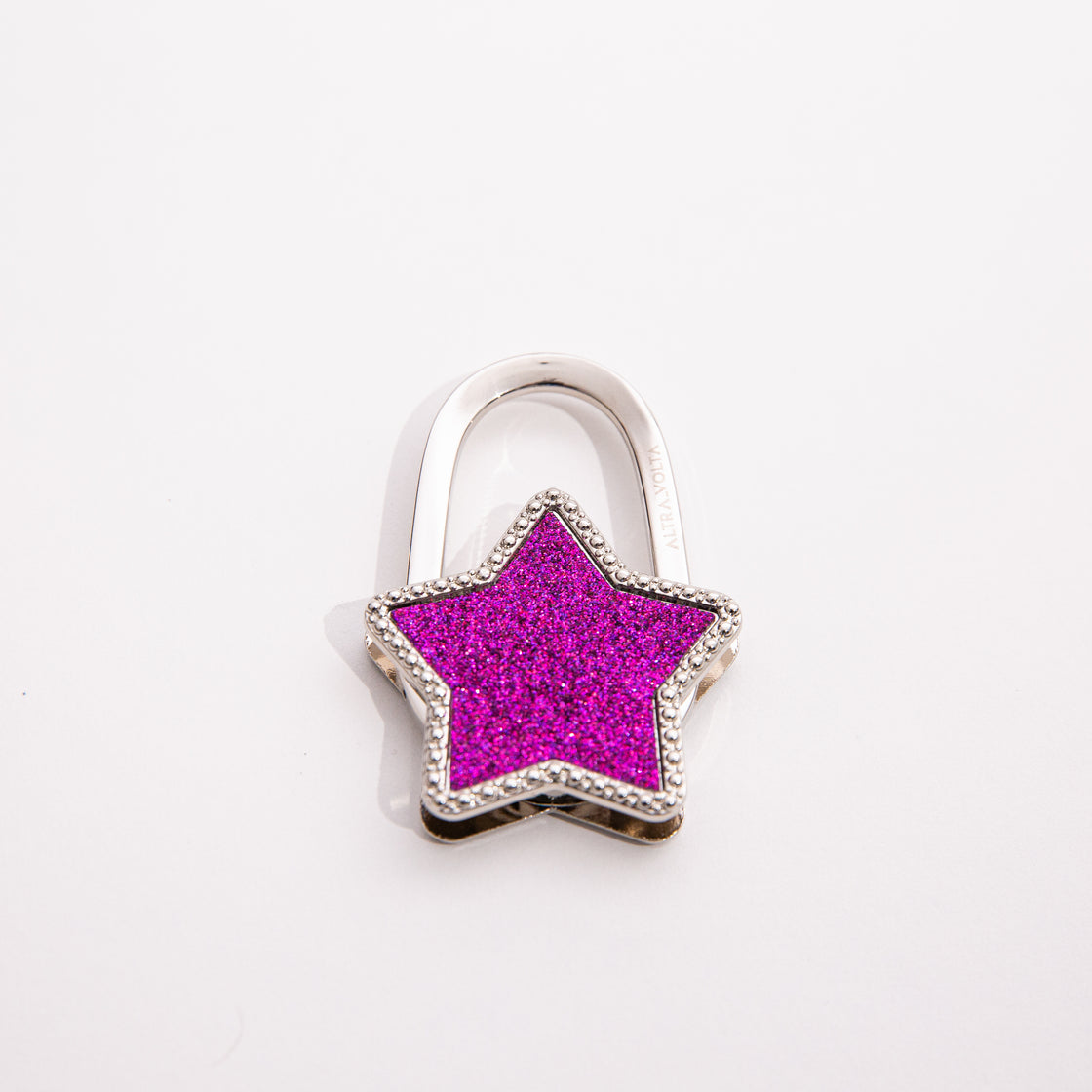 Glittering Purple Star Hook