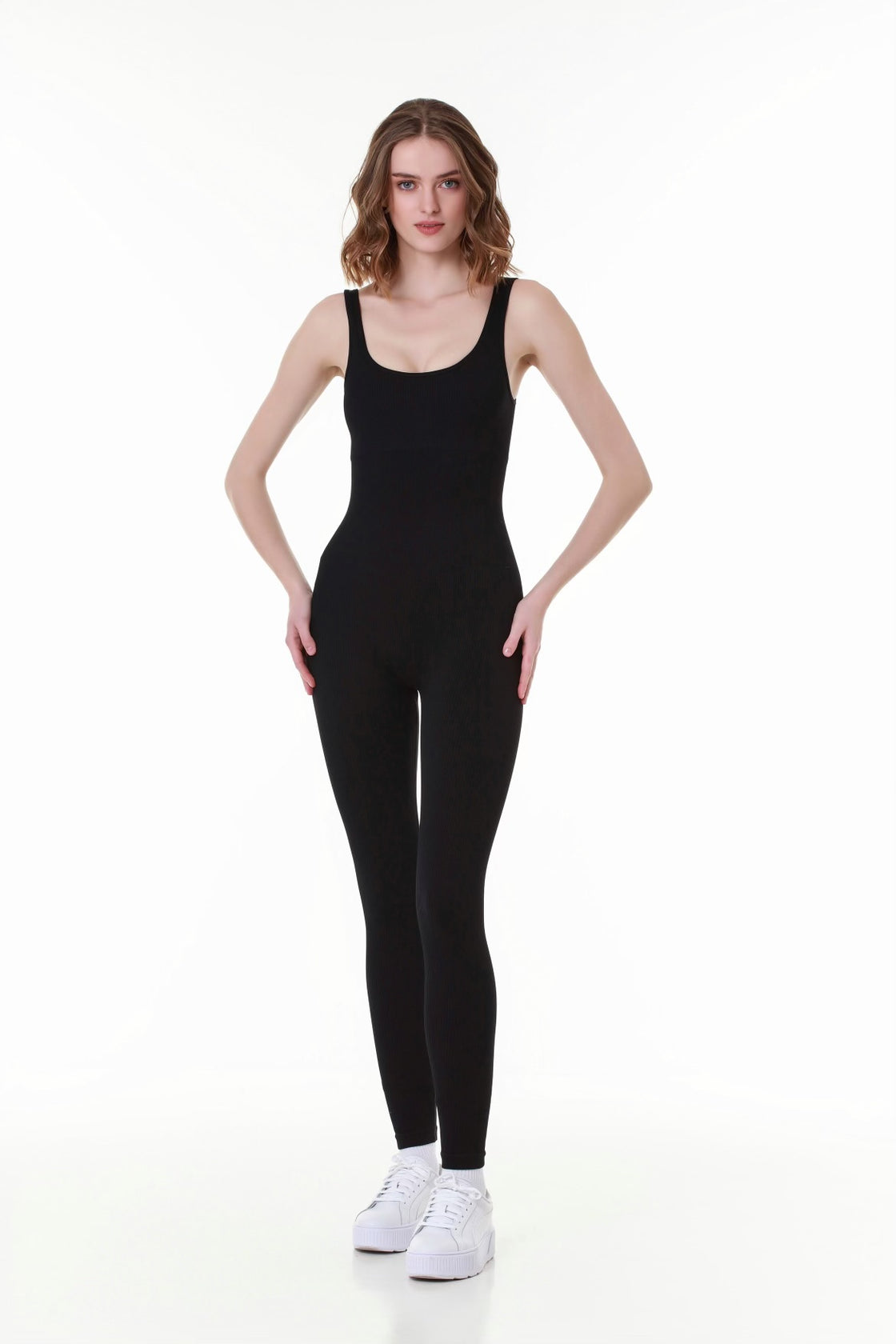 Contemporary Elegance Black Jumpsuit