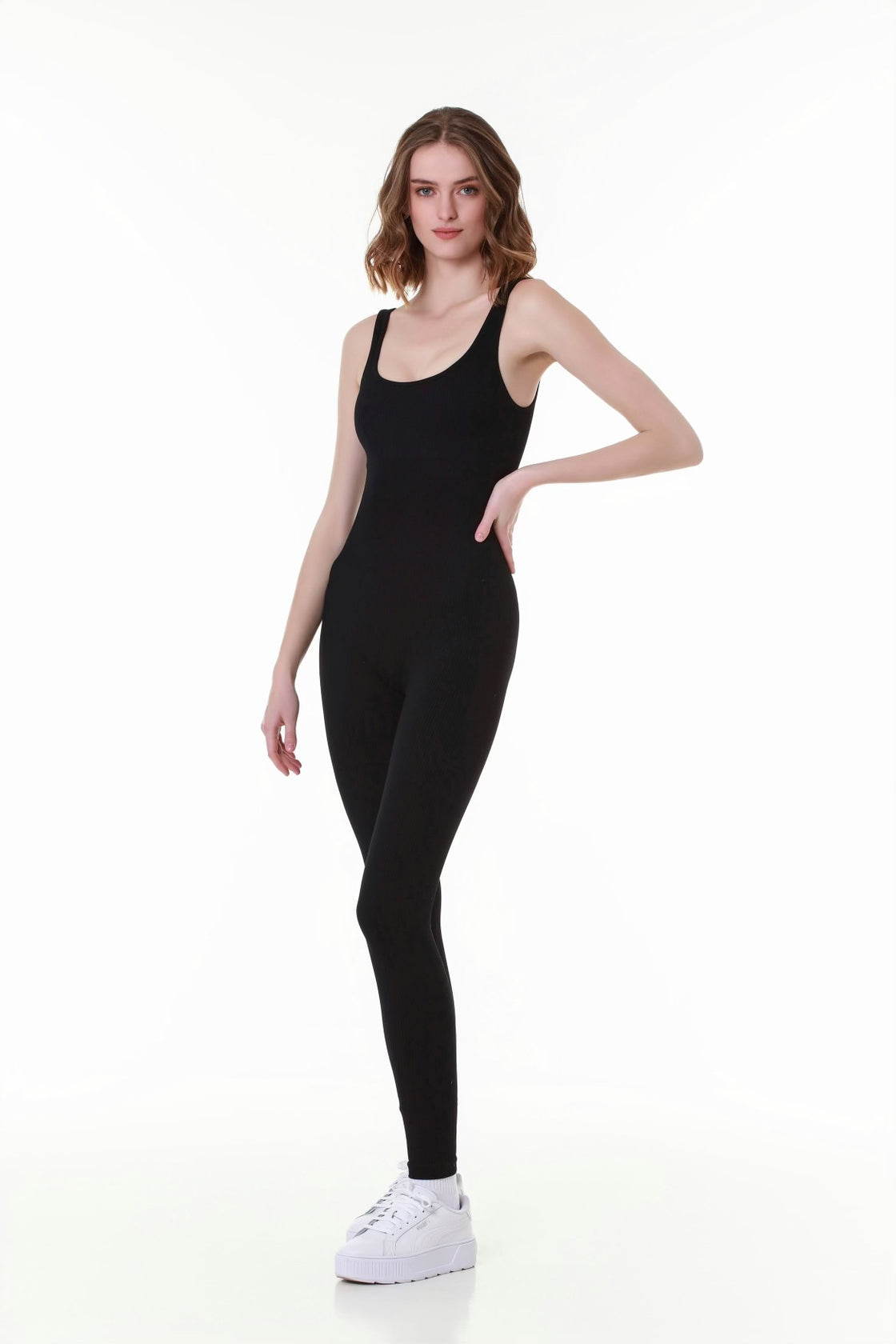 Contemporary Elegance Black Jumpsuit